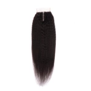 maady hair luxury remy hair 4x4 yaki straight closure