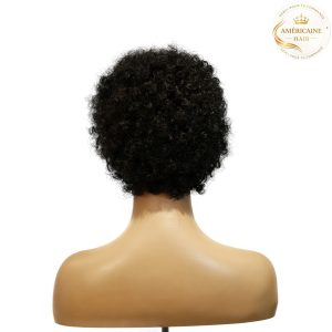 maady hair luxury machine made black wig remy hair h023