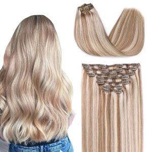 maady hair luxury asian raw hair straight clip in hair extensions