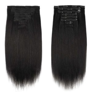 maady hair luxury asian raw hair straight clip in hair extensions