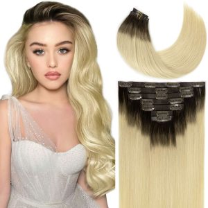 maady hair luxury asian raw hair straight clip in hair extensions