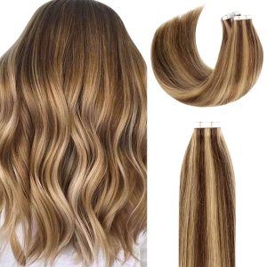 maady hair luxury asian raw hair tape in hair extensions