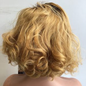 maady hair luxury 13x4 loose wave lace front wig color remy hair 8 inch