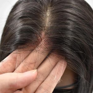 maady hair luxury natural black asian raw hair 2x6 hd lace closure straight bob human hair wig