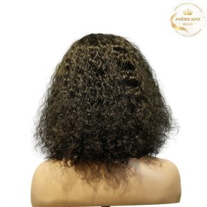 maady hair luxury machine made black wig remy hair tc047