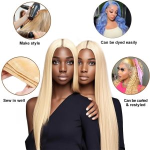 maady hair luxury remy hair 613 straight bundles brazilian weaving