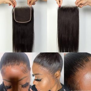 maady hair luxury remy hair 5x5 straight hd closure