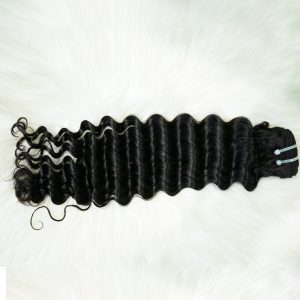 maady hair luxury remy hair black deep wave bundles laotian weaving