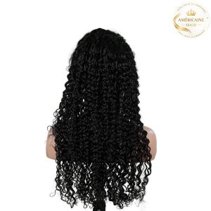 maady hair luxury natural black remy hair 6x7 lace closure deep wave human hair wig
