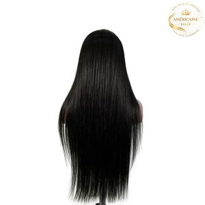 maady hair luxury natural black asian raw hair 13x6 hd lace front wig straight human hair wig