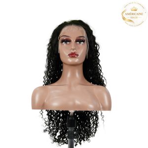 maady hair luxury natural black asian raw hair 13x6 hd lace front wig deep wave human hair wig