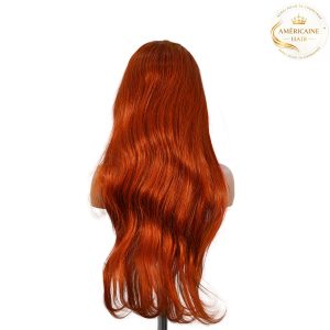 maady hair luxury 13x4 straight lace front wig 350 orange 26 inch remy hair