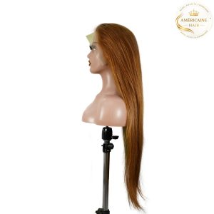 maady hair luxury 13x4 straight lace front wig 30 brown 26 inch remy hair