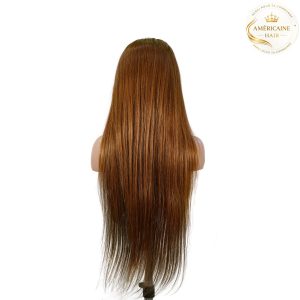 maady hair luxury 13x4 straight lace front wig 30 brown 26 inch remy hair
