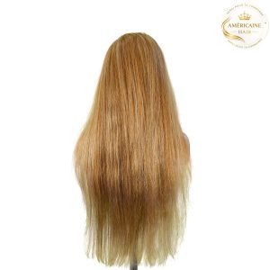 maady hair luxury 13x4 straight lace front wig 8&27 honey blonde highlight 26 inch remy hair