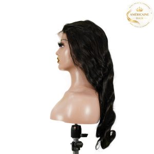 maady hair luxury 13x4 body wave lace front wig natural black remy hair