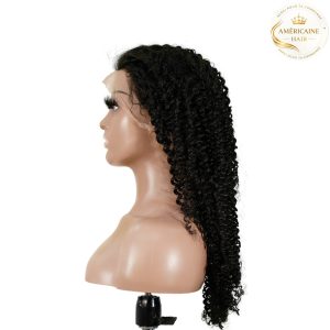 maady hair luxury 13x4 kinky curly lace front wig natural black remy hair