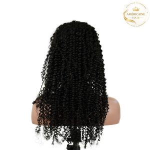 maady hair luxury 13x4 kinky curly lace front wig natural black remy hair