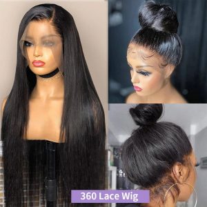 maady hair luxury 360 straight lace front wig remy hair